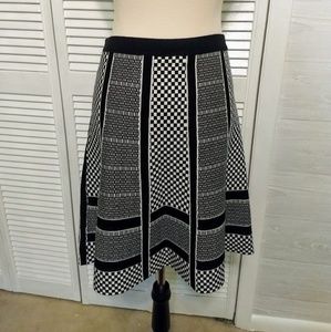 Spense color block skirt sz small petite *Q